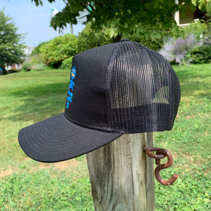 Blue & Black Sleepy Hollow Trucker Hat