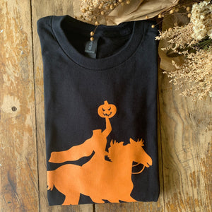 Black & Orange Lose Your Head T-Shirt