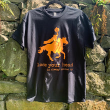 Black & Orange Lose Your Head T-Shirt