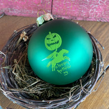 Green Glass Ornament