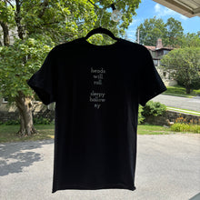 Black "heads will roll." T-Shirt