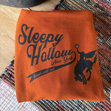 Sleepy Hollow Orange Hooded Baseball Logo Sweatshirt