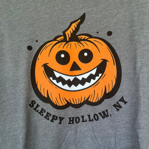 Gray Sleepy Hollow Pumpkin T-Shirt