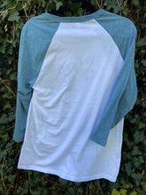 Sleepy Hollow Blue & White Unisex Baseball Tee